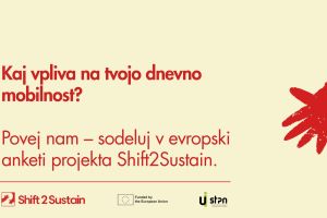 Slika: Anketa o dnevni mobilnosti projekta Shift2Sustain
