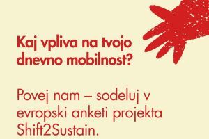 Slika: Anketa o dnevni mobilnosti projekta Shift2Sustain