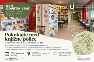 Slika: Pokukajte med knjižne police Urbanističnega inštituta RS