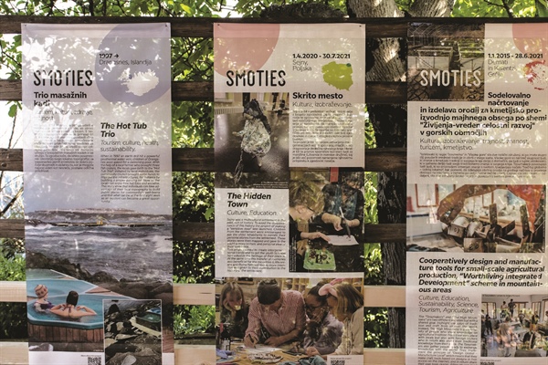 SMOTIES — Majhni kraji. Velike ideje / Dobre prakse za oživljanje javnega prostora v majhnih in odmaknjenih krajih po vsej Evropi